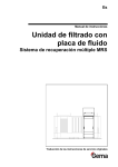 Unidad de filtrado con placa de fluido – cabina MRS