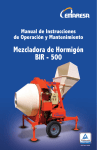 Mezcladora de Hormig&oacute;n BIR - 500