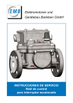 Instrucciones de servicio Rel&eacute; de control para