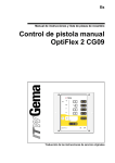 OptiFlex 2 CG09-es - Sistemas para Pintar