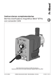 Bomba dosificadora magnética Beta® BT4a con conexión CAN