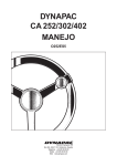 DYNAPAC CA 252/302/402 MANEJO