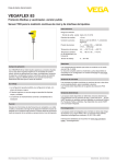 Instrucciones de servicio - VEGAFLEX 83