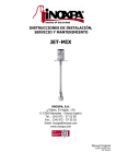 instrucciones de instalaci&oacute;n, servicio y mantenimiento jet-mix