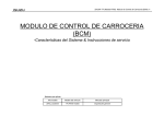 MODULO DE CONTROL DE CARROCERIA (BCM)