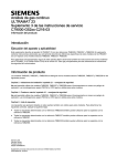 Suplemento 3 de las instrucciones de servicio C79000-G52xx