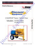 CHAMPION® Plaster / Mortar Mixe r