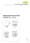 Instrucciones de servicio