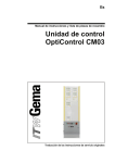 Unidad de control OptiControl CM03