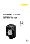 Instrucciones de servicio