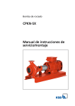 CPKN-SX Manual de instrucciones de servicio/montaje