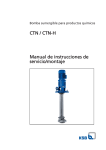 CTN / CTN-H Manual de instrucciones de servicio/montaje