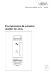 Instrucciones de servicio