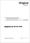 Instrucciones de servicio NOVACAT X8 ED/RC/COLL