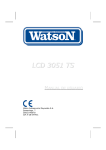 Watson LCD3051TS Manual - Recambios, accesorios y repuestos