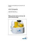 mini-Compacta Manual de instrucciones de servicio/montaje