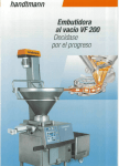 handtmann Embutidora alvacio VF200 Decidase por el progreso