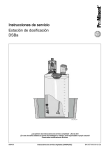 Estación de dosificación DSBa Instrucciones de servicio