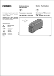 Instrucciones de servicio Notice d`utilisation