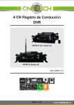 4 CH Registro de Conducci DVR