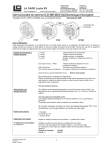 Instrucciones de funcionamiento Serie DS