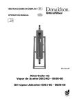 Adsorbedor de Vapor de Aceite 0003-60 – 0600-60 Oil