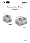Instrucciones de uso Tostadora
