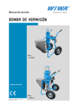 Manual de servicio BOMBA DE HORMIGÓN