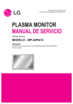 PLASMA MONITOR MANUAL DE SERVICIO