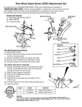 Rear Wheel Speed Sensor (WSS) Replacement Info