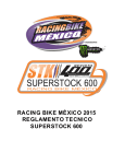 racing bike méxico 5201 reglamento tecnico superstock 600