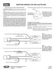 Mallory 605 Ignition Control Module Installation Instructions