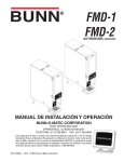 installation, operating, FMD-1 FMD-2 Installation