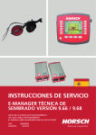 INSTRUCCIONES DE SERVICIO