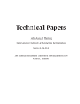 Technical Papers - International Institute of Ammonia Refrigeration