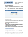 Listado de Empleo de Calibradores Funcionamiento del Listados