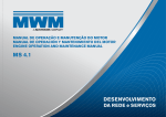 Manual de Opera&ccedil;&atilde;o e Manuten&ccedil;&atilde;o do Motor: MS 4.1