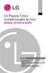 LG Paquete Unico Acondicionador de Aire