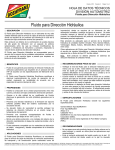 Fluido para Direcci&oacute;n Hidr&aacute;ulica