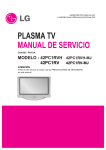 PLASMA TV MANUAL DE SERVICIO