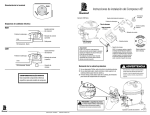 Instrucciones de instalación del Compresor AE2 1 2 3