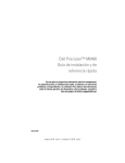 Dell Precision™ M6400 Guía de instalación y de