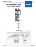 MX3070 ANd MX3560 PUMP ASSEMbLIES