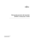 Manual de servicio del servidor SPARC Enterprise T5440