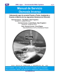 Manual de Servicio Osmosis Inversa