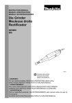 Die Grinder Meuleuse droite Rectificador