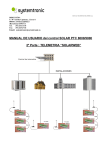 MANUAL DE USUARIO del control SOLAR PTC