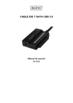 CABLE IDE Y SATA USB 3.0 Manual de usuario