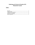 Subsistema de Env&iacute;o de Posici&oacute;n (EP) Manual de Usuario &Iacute;ndice