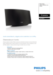 AD7000W/12 Philips Altavoz inal&aacute;mbrico con AirPlay